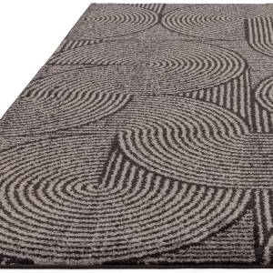 Tapis tissé plat moderne WIRE Anthracite - 160 x 230 cm