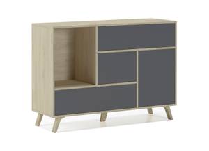 Sideboard WIND  Puccini Anthrazitgrau Beige