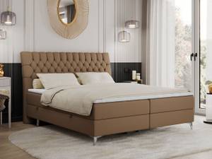 Boxspringbett MILEN Breite: 160 cm - H3 - Kunstleder