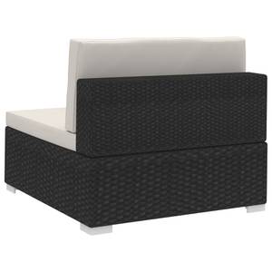 Ensemble de canapés (lot de 3) 3000474-1 Noir - Blanc - Métal - Polyrotin - 70 x 54 x 210 cm