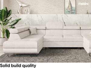 Ecksofa Carl U-Form Beige