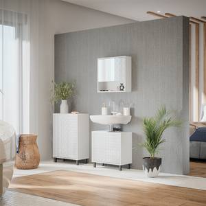 Mobilier de salle de bains Agasta Blanc