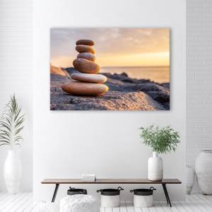 KUNSTDRUCK Rock Stack 120 x 80 cm