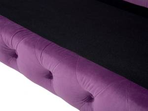 3-Sitzer Sofa SOTRA Violett - Silber