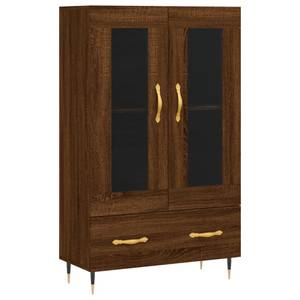 Highboard DE5067 Eiche Schwarzbraun Dekor