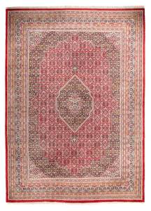 Indo Bidjar - 407x305cm Rot - Naturfaser - 305 x 2 x 407 cm