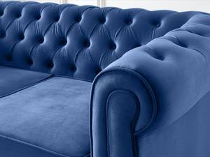 Sofa CHESTERFIELD Blau - Tiefe: 168 cm