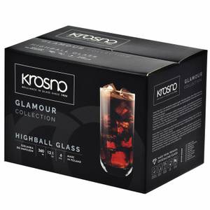 Krosno Glamour Trinkgläser Glas - 7 x 15 x 7 cm