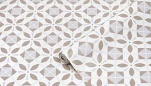 Tapete 3D Wallpaper Oriental Element Beige - Kunststoff - 68 x 1 x 400 cm