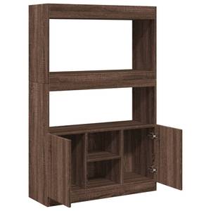 Highboard DE4512 Braun - Holzwerkstoff - 33 x 140 x 92 cm