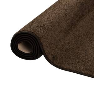 Hochflor Velours Teppich Luna Dunkelbraun - 100 x 200 cm