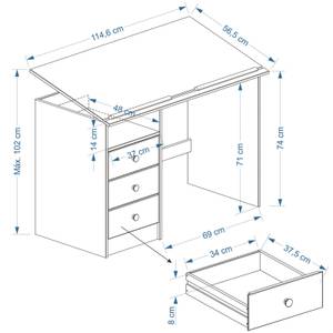 Bureau KEVIN Bois