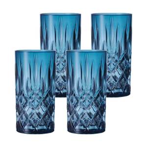 Longdrinkgläser Noblesse 4er Set Blau