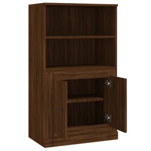 Highboard DE3699 Eiche Schwarzbraun Dekor