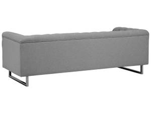 3-Sitzer Sofa VISSLAND Grau - Hellgrau - Silber