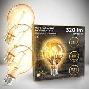 LED E27-Leuchtmittel BKL1401 3 Stk. 8 x 13 x 8 cm - Anzahl Teile im Set: 3