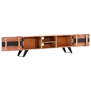 Meuble tv 247974 Marron - Bois massif - Bois/Imitation - 140 x 45 x 30 cm