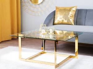 Couchtisch CRYSTAL Gold - Durchscheinend