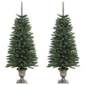 Weihnachtsbaum-Set Gold - Grün - Kunststoff - 65 x 120 x 65 cm