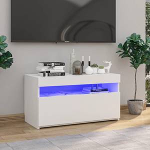 Meuble tv 3008756_3 Blanc - Profondeur : 75 cm