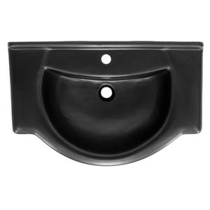 Waschbecken BONOMINI Schwarz - Keramik - Metall - 51 x 23 x 77 cm