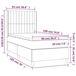 Bettgestell-K-4177 Schwarz