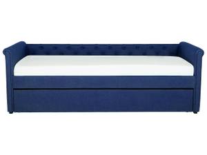 Lit gigogne LIBOURNE Bleu - Bleu marine - 92 x 220 cm