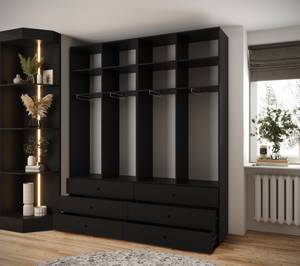 Garderobe Inova 3 Z16 Schwarz - Gold