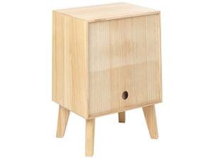 Table de chevet SENEY Marron - Bois massif - 40 x 55 x 30 cm