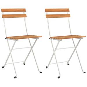 Bistrostuhl 3006379-1 (2er Set) Weiß - Massivholz - Holzart/Dekor - 39 x 79 x 45 cm