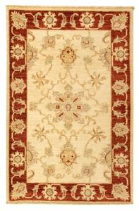 Ziegler Teppich - 124 x 79 cm - beige Beige - Kunststoff - 79 x 1 x 124 cm