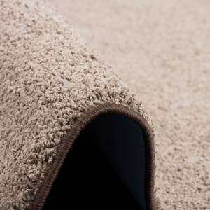 Hochflor Velours Teppich Mona Taupe - 100 x 200 cm