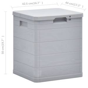 Boîte de rangement 296611 Gris - Matière plastique - 44 x 50 x 43 cm