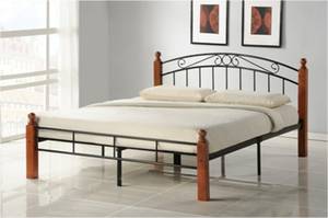 Metallbett mit Lattenrost 764 Breite: 165 cm