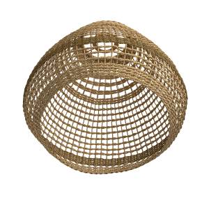 Suspension Biga Beige - Fibres naturelles - 28 x 30 x 28 cm