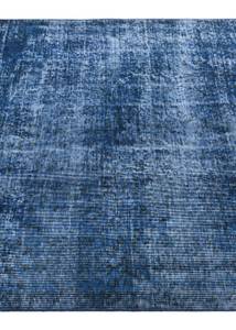 Tapis Ultra Vintage DCCLXVIII Bleu - Textile - 132 x 1 x 262 cm