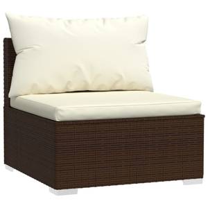 Garten-Lounge-Set (6-teilig) 3013636-3 Braun - Creme - Weiß