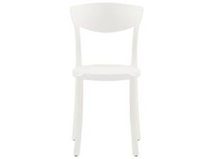 Chaise de salle à manger VIESTE Blanc - Profondeur : 40 cm