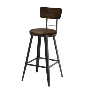 Tabouret de bar Midland Marron - Métal - 41 x 103 x 51 cm