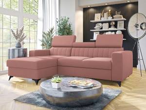 Ecksofa Milano Pink - Ecke davorstehend links