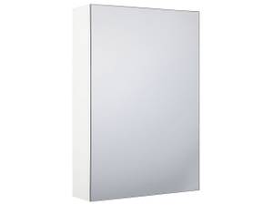 Armoire de toilette PRIMAVERA Argenté - Blanc - Bois manufacturé - 40 x 60 x 12 cm