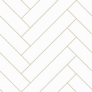 papier peint chevron 7328 Doré