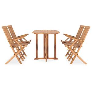 Gartenmöbel-Set Braun - Holzart/Dekor - Holz teilmassiv - 70 x 75 x 120 cm