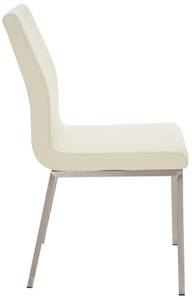 chaise salle à manger Colmar Lot de 2 Blanc crème