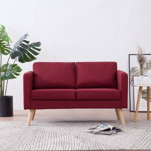 Canapé 3002824-1 Rouge - Largeur : 116 cm