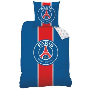 Bettwäsche Paris Saint Germain Fußball Blau - Rot - Weiß - Textil - 135 x 200 x 1 cm