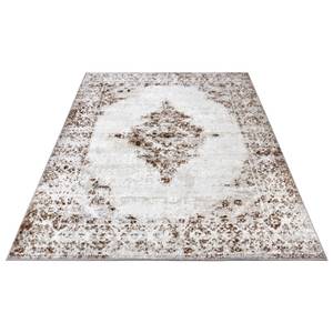 Teppich CASABLANCA Beige - Braun - Cremeweiß