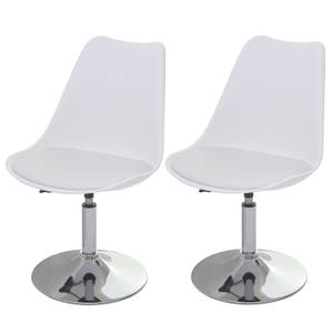 Chaise capitonnée Malmö T501 (lot de 2) Blanc