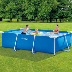 Schwimmbad-Set 2827297 (7-teilig) Blau - 200 x 75 x 300 cm