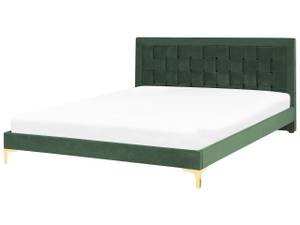 Lit double LIMOUX Vert foncé - Vert - 187 x 97 cm